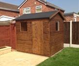 Hipex Shed 8ft x 7ft with Black Kerabit Roofing Felt